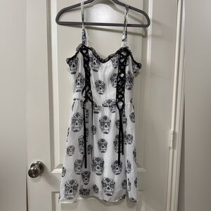 Royal Bones Black and White Skull Dress